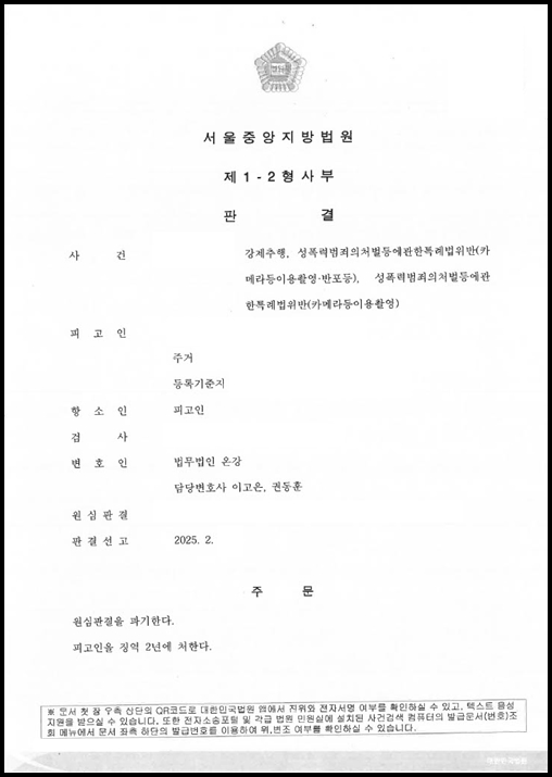 불리했던 상황에서 1심의 징역형을 피한 강제추행 혐의