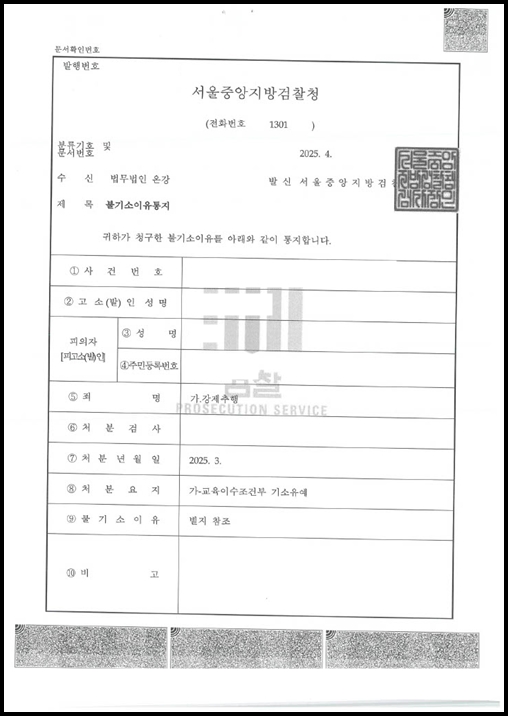 공공장소에서 술에 취한 상태의 의도하지 않은 강제추행 혐의